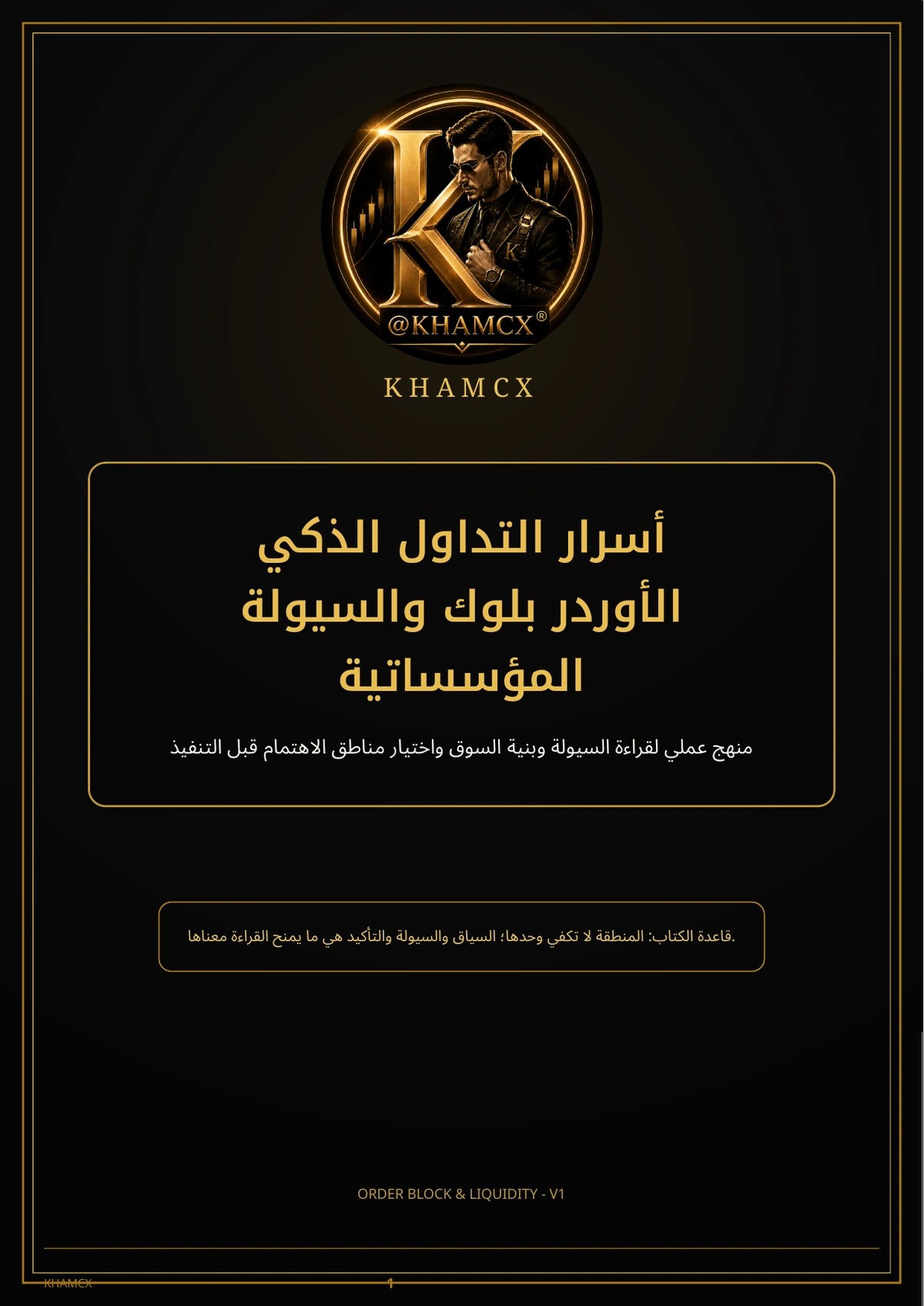 الأوردر بلوك والسيولة المؤسساتية — غلاف المنتج